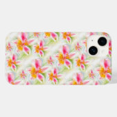 Wasserfarbe Peruanische Liege Alstroemeria Case-Mate iPhone Hülle (Rückseite (Horizontal))