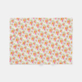 Wasserfarbe Peruanische Lily Alstroemeria Kunst De Fleecedecke (Vorderseite (Horizontal))