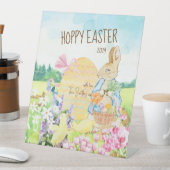 Wasserfarbe Peter der Kaninchen Ostereier Hundebah Sockelschild (In Situ)