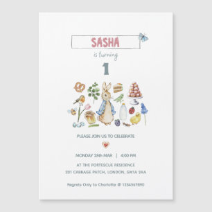 Wasserfarbe Peter des Kaninchens Magneteinladung