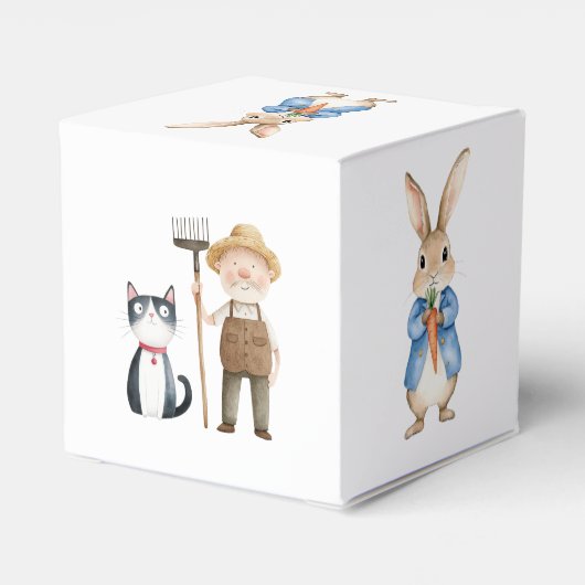 Wasserfarbe Peter Rabbit Veggie Garden Kinderdusch Geschenkschachtel (Rückseite)