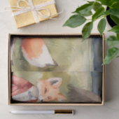 Wasserfarbe Picnic mit Woodland Freunde decoupage Seidenpapier (Geschenk)