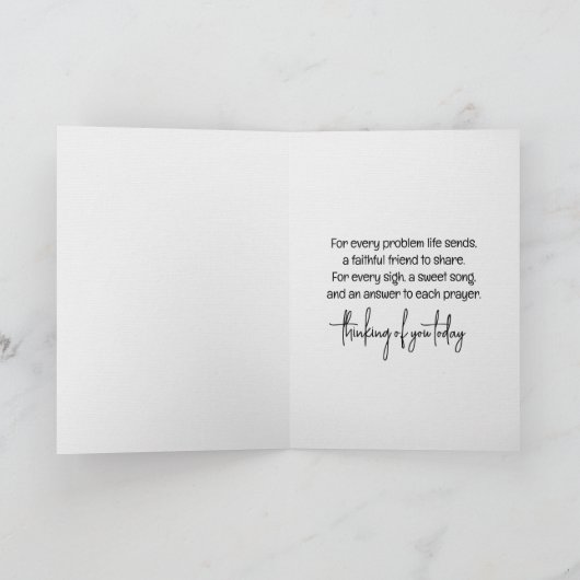 Wasserfarbe Pink Hydrangea Bouquet Karte (Innenseite)