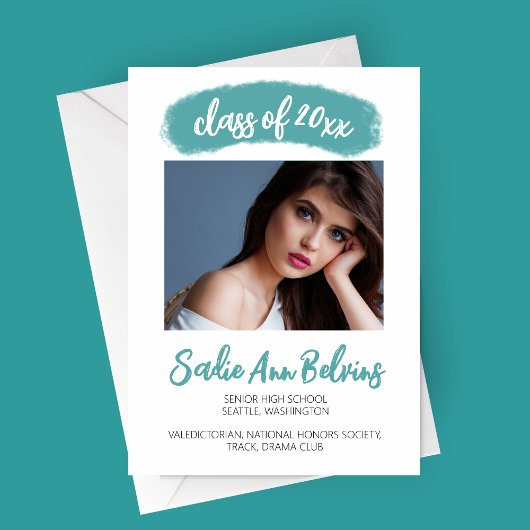 Wasserfarbe Pinselstrich Abschluss Ankündigung