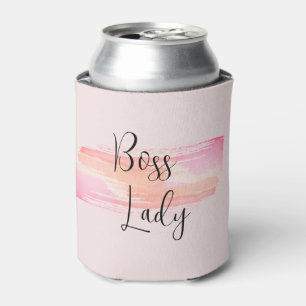 Wasserfarbe Pinselstriche Boss Lady Dosenkühler