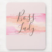 Wasserfarbe Pinselstriche Boss Lady Mousepad (Vorne)