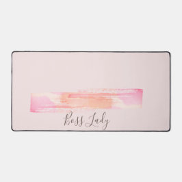 Wasserfarbe Pinselstriche Boss Lady Schreibtischunterlage