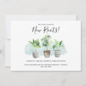 Wasserfarbe Planierte neue Roots bewegte Adresse ä Ankündigung (Vorderseite)