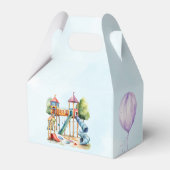 Wasserfarbe Playground Park Kinderparty Geschenkschachtel (Rückseite)