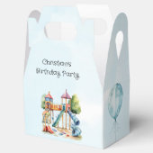 Wasserfarbe Playground Park Kinderparty Geschenkschachtel (Geöffnet)