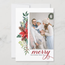 Wasserfarbe Poinsettia Botanisches Weihnachtsfest 