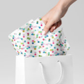 Wasserfarbe Polka Dot Poms Seidenpapier