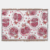 Wasserfarbe Pomegranat und Farbmuster Decke (Vorderseite)