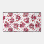 Wasserfarbe Pomegranat und Farbmuster Schreibtischunterlage (Vorderseite)