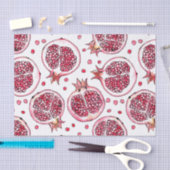 Wasserfarbe Pomegranat und Farbmuster Seidenpapier (Handwerk)