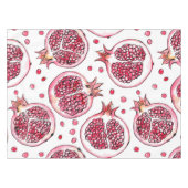 Wasserfarbe Pomegranat und Farbmuster Tischdecke (Vorderseite (Horizontal))