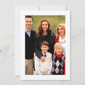 Wasserfarbe Popsicle Summer Family Foto Gruß Karte (Rückseite)