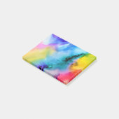 Wasserfarbe Post-it Klebezettel (angewinkelt)