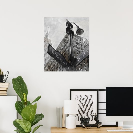 Wasserfarbe Poster (Heimbüro)