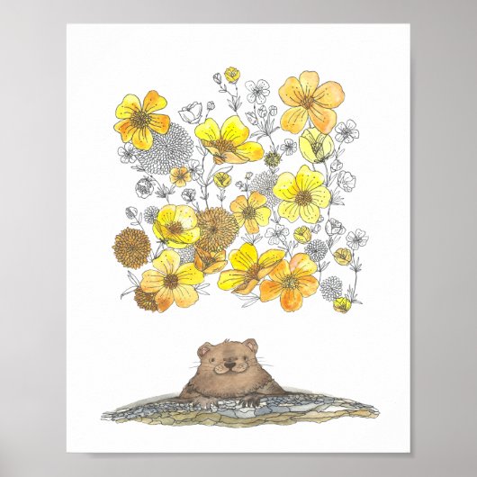 Wasserfarbe Poster (Vorne)