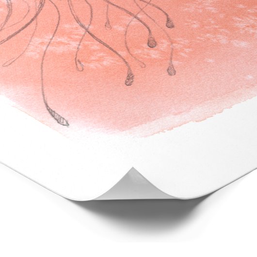 Wasserfarbe Poster (Ecke)