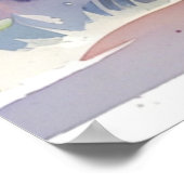 Wasserfarbe Poster (Ecke)