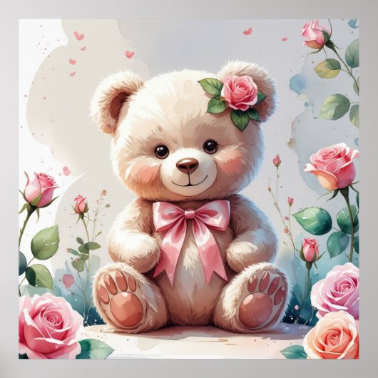 Wasserfarbe Poster (Vorne)