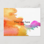 Wasserfarbe Postkarte (Vorderseite)