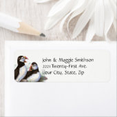 Wasserfarbe Puffin Vogelwelt Kunst, Dichtung und M (Insitu)