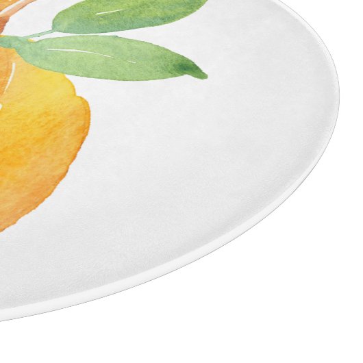 Wasserfarbe Pumpkin 2 Schneidebrett (Ecke)