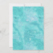 Wasserfarbe Pumpkin Ankunft Fall Boy Babydusche Einladung (Rückseite)