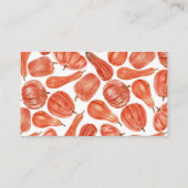 Wasserfarbe Pumpkin Baby Duschvorrichtung Windelwa Begleitkarte (Rückseite)