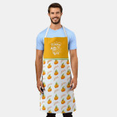 Wasserfarbe Pumpkin Gewürz und alles Nötig Schürze (Getragen)