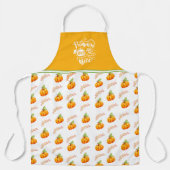 Wasserfarbe Pumpkin Gewürz und alles Nötig Schürze (Vorderseite)