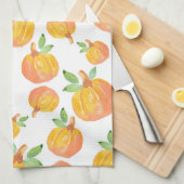 Wasserfarbe Pumpkin Muster 3 Küchentücher (Viertel Falte)