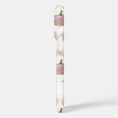 Wasserfarbe Pumpkin Muster mit Namen Case-Mate iPhone Hülle (Rückseite / Links)