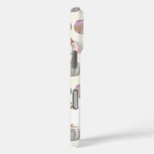 Wasserfarbe Pumpkin Muster mit Namen Case-Mate iPhone Hülle (Rückseite / Rechts)