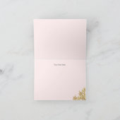 Wasserfarbe Pumpkin Pink Danke Karte (Innenseite)