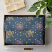 Wasserfarbe Pumpkin Stars Muster Halloween Seidenpapier (Geschenk)