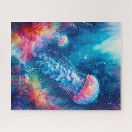 Wasserfarbe Puzzle (Horizontal)