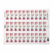 Wasserfarbe Quinceanera Feier (Vorne)