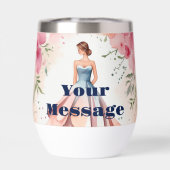 Wasserfarbe Quinceanera Feier (Rückseite)