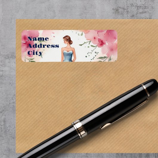 Wasserfarbe Quinceanera Feier