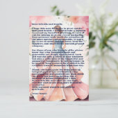 Wasserfarbe Quinceanera Feier Dankeskarte (Stehend Vorderseite)