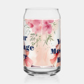 Wasserfarbe Quinceanera Feier Dosenglas (Links)