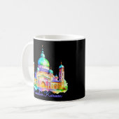 Wasserfarbe Ramadan Moschee Kaffeetasse (Vorderseite Links)
