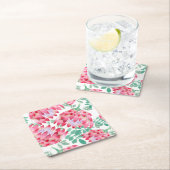 Wasserfarbe Rechteckiger Pappuntersetzer (Vor Ort)