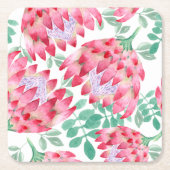 Wasserfarbe Rechteckiger Pappuntersetzer (Vorderseite)