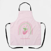 Wasserfarbe Regenbogen Erdbeere Schürze (Vorderseite)