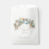 Wasserfarbe Regenbogen Luft Ballon Babydusche Geschenktütchen (Vorderseite)